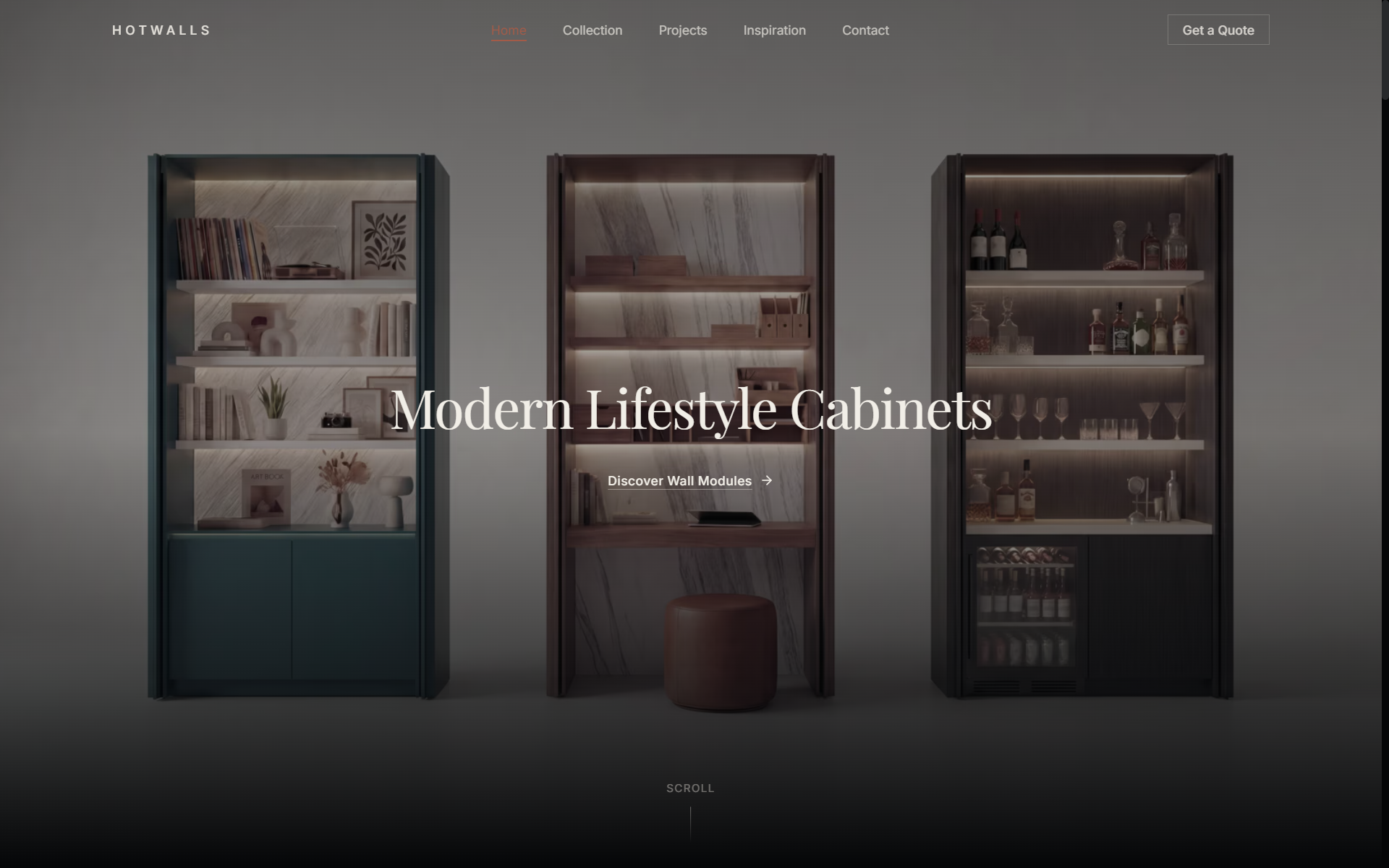 Hot Walls Studio website — New York · Interior Design — built by Omnity Technologies